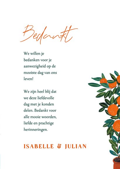 Bedankkaart mediterraanse kust zomer 3