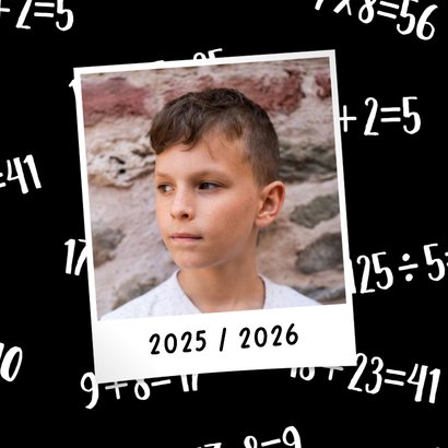 Bedankkaart meester school op jou kan ik rekenen 2