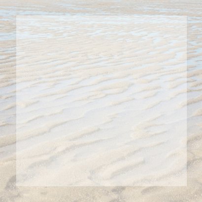 Bedankkaart met strand 3
