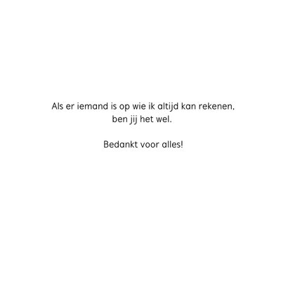 Bedankkaart Stichting ALS Nederland 3