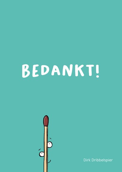 Bedankkaart thank you very match... 2