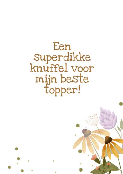 Bedankkaartje jij bent een topper 3