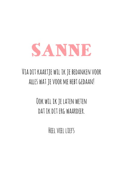 Bedankkaartje met 2 knuffelende muisjes 3