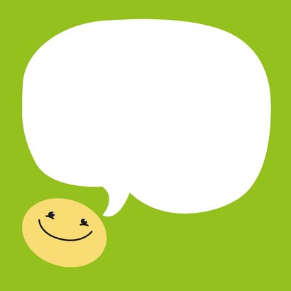 Bedankkaartje - Smiley 3