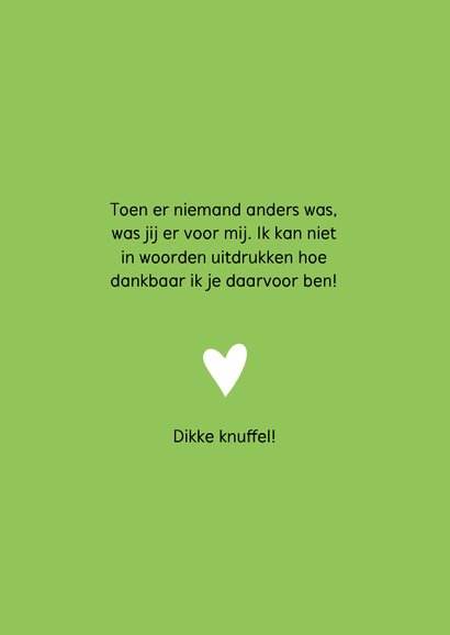 Bedankt gedicht woorden met een hart 3