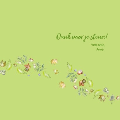 Bedankt - natuur cirkel 3