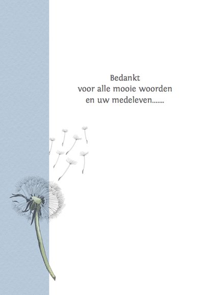 Bedankt paardebloem 2