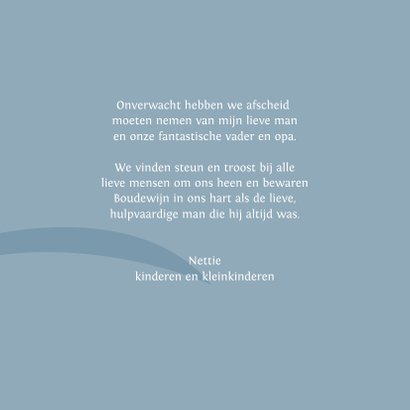 Bedankt rouw met vogels 3