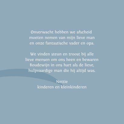 Bedankt rouw met vogels 3
