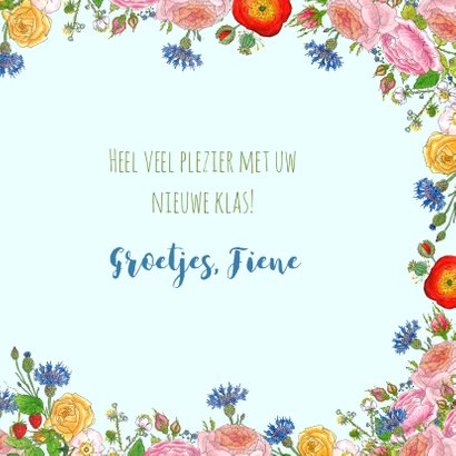 Bedankt rozen en korenbloemen 3