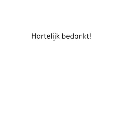 Bedankt speciaal persoon 3