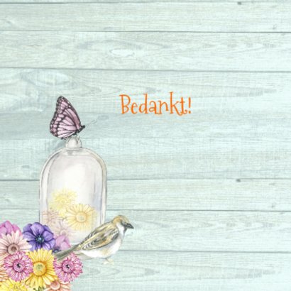 Bedankt vrolijke bloemen 2
