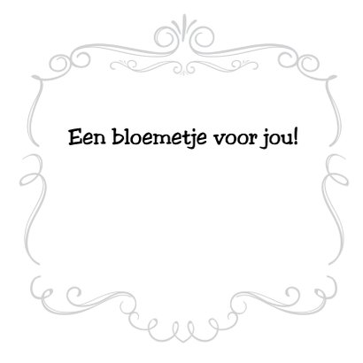 Bedanktkaart - Bloemen 3