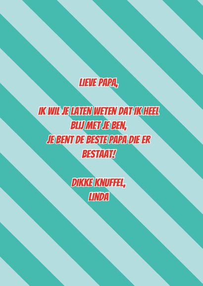 Best dad ever vaderdagkaart 3