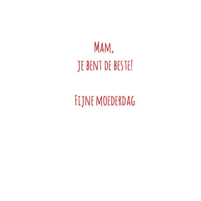 Beste mama ooit - letters 3