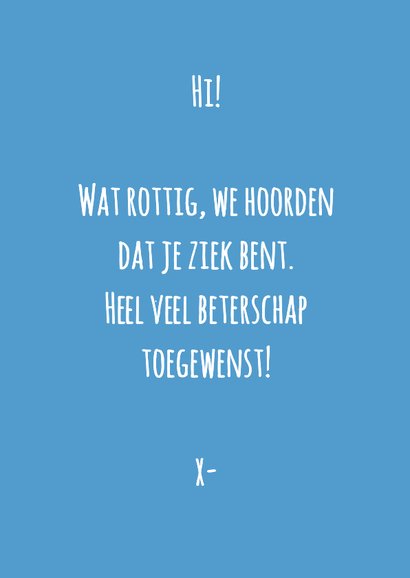 Beterschaap kaart voor de zieke... 3