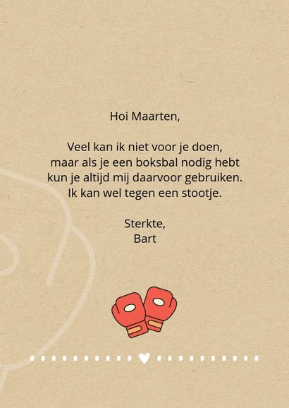 Beterschap Be strong and fight cancer 3