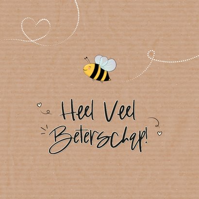 Beterschap bee better soon kraftlook illustratie bij 2