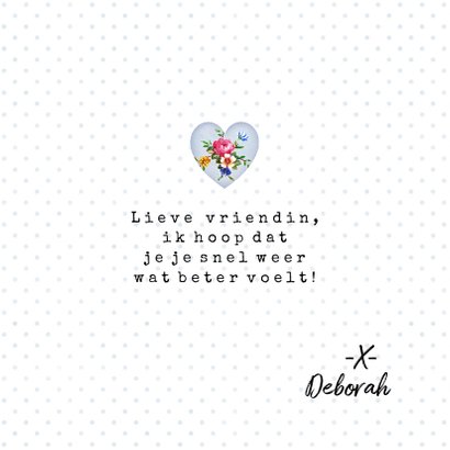 Beterschap bloemetje 3