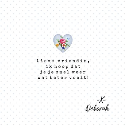 Beterschap bloemetje 3