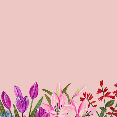 Beterschap fleurig boeket bloemen 2