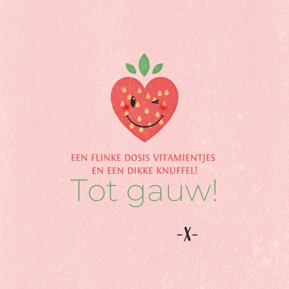 Beterschap hartvormige aardbei vitamientjes 3