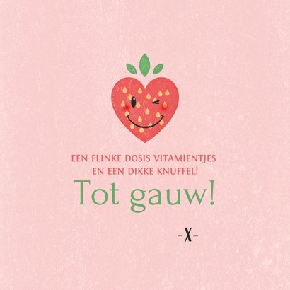 Beterschap hartvormige aardbei vitamientjes 3