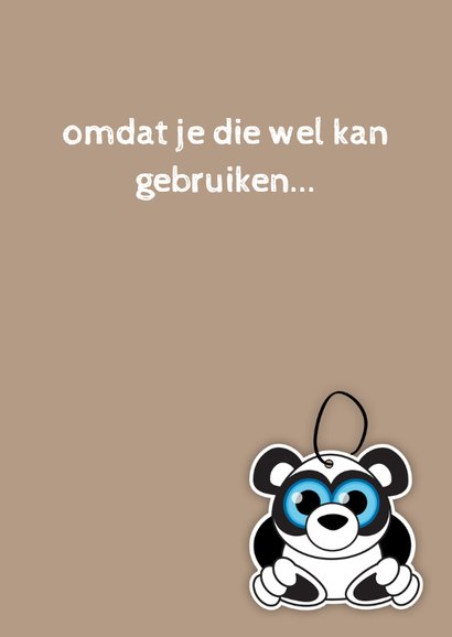 Beterschap knuffel panda - MG 3