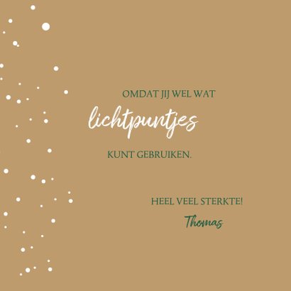 Beterschap lichtpuntjes van mij voor jou 3