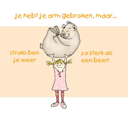beterschap meisje gebroken arm 2