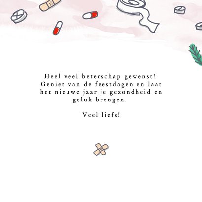 Beterschap met kerstboom patiënt 3