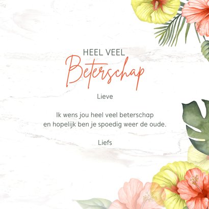 Beterschap tropische bloemen 3