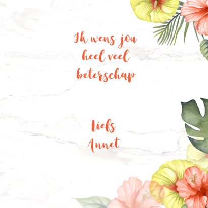 Beterschap tropische bloemen 3