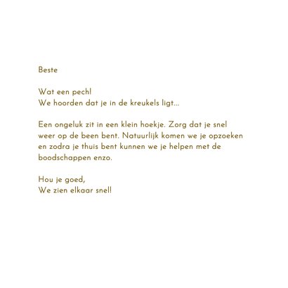 Beterschap - Vogel valt van de tak 3