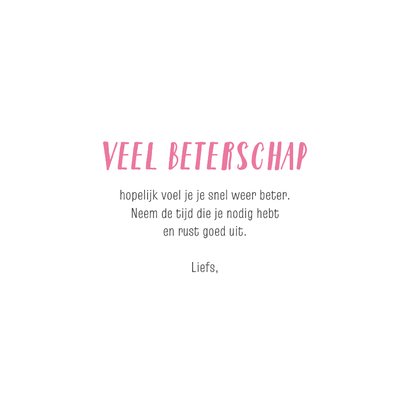 Beterschap vrolijk boeket bloemen 3