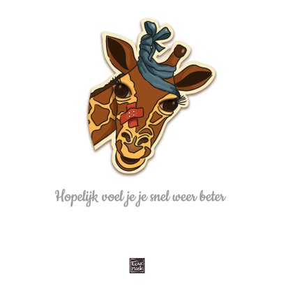 Beterschap - zieke giraf 2