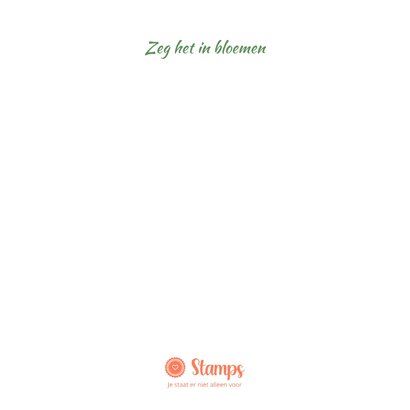 Beterschapskaart anemoon ik ben er 2