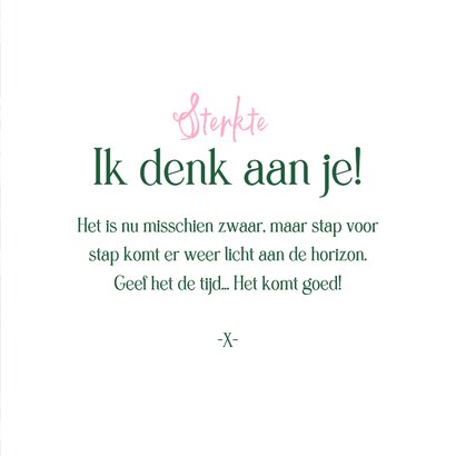 Beterschapskaart bloemen sterkte fleurig ik denk aan je 3
