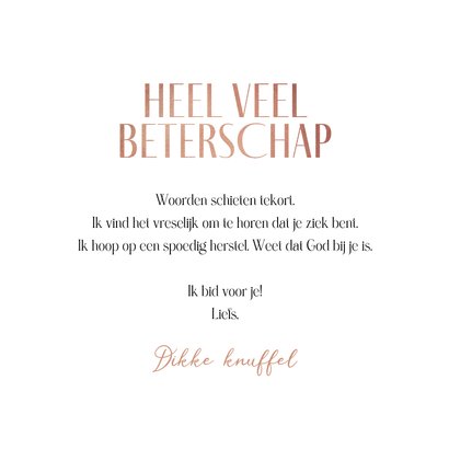 Beterschapskaart christelijk bloemen ik bid voor jou krans 3