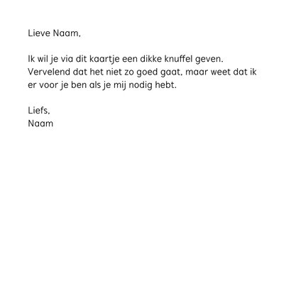 Beterschapskaart dikke knuffel beren 3