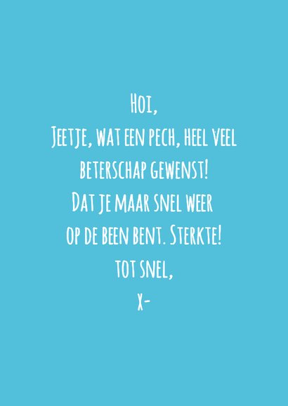 Beterschapskaart een duwtje in de rug rolstoel 3