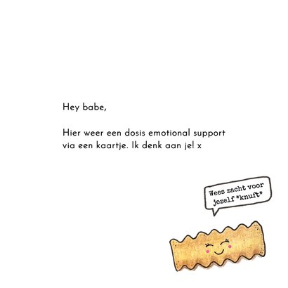 Beterschapskaart emotional support kaassouffle  3