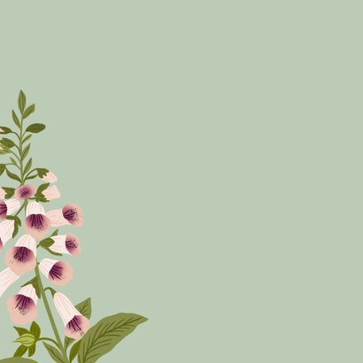 Beterschapskaart heel veel beterschap bloemen illustratie 2