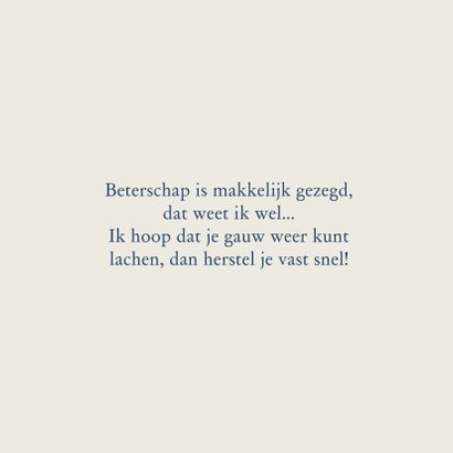 Beterschapskaart in bed 3