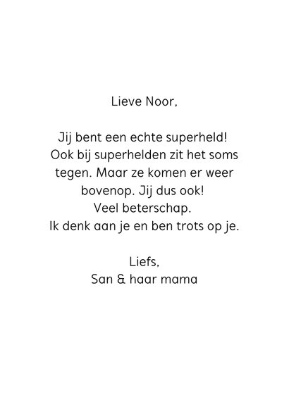 Beterschapskaart je bent een echte superheld 3