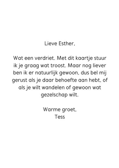 Beterschapskaart kleurrijke klaproos 3