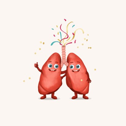 Beterschapskaart long operatie transplantatie herstel 2