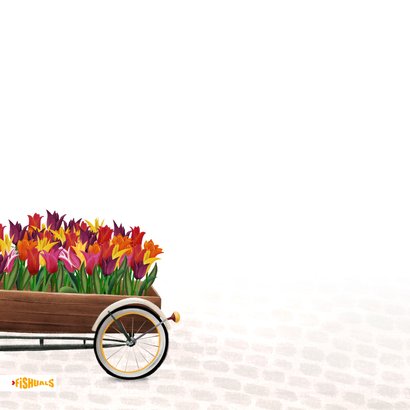 Beterschapskaart met bakfiets met fruit 2