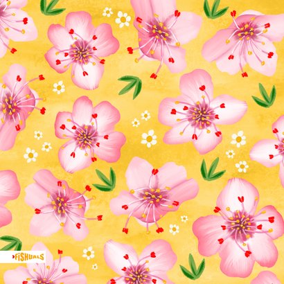 Beterschapskaart met bloesem 2