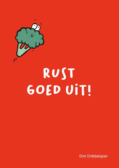 Beterschapskaart met Brocco-liefde en beterschap 2